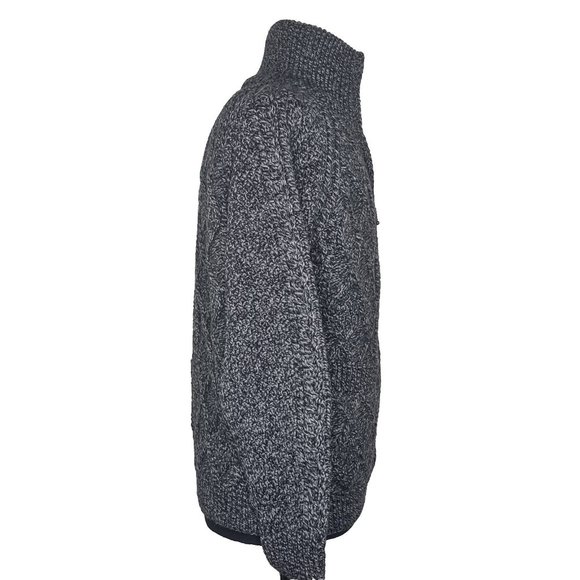 Standun Irish Wool Sweater Full Zip Cardigan - Picture 11 of 16